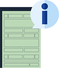 Ilustração de um documento