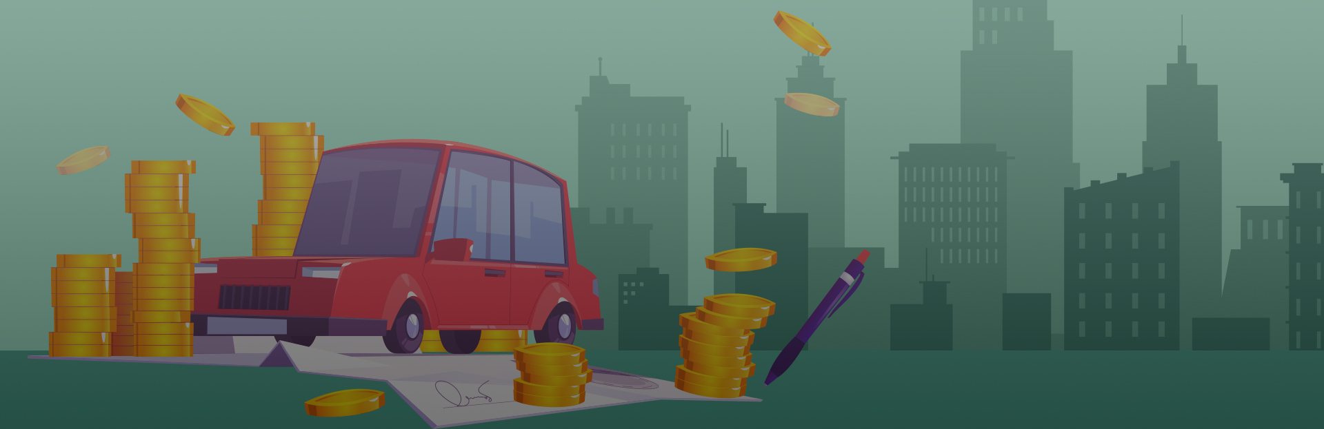 Licenciamento final 3, Ilustração de carro e placa
