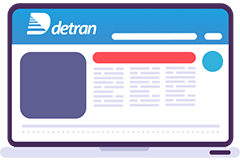 Ilustração site detran