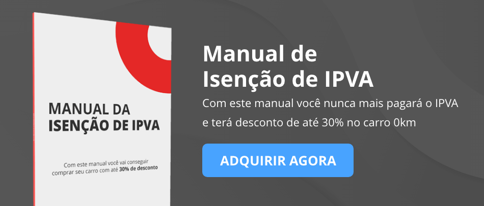 Isenção de IPVA DOK Despachante, banner para adquirir manual de isenção de ipva