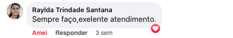 Imagem comentário Facebook - DOK Despachante
"Sempre faço, excelente atendimento".