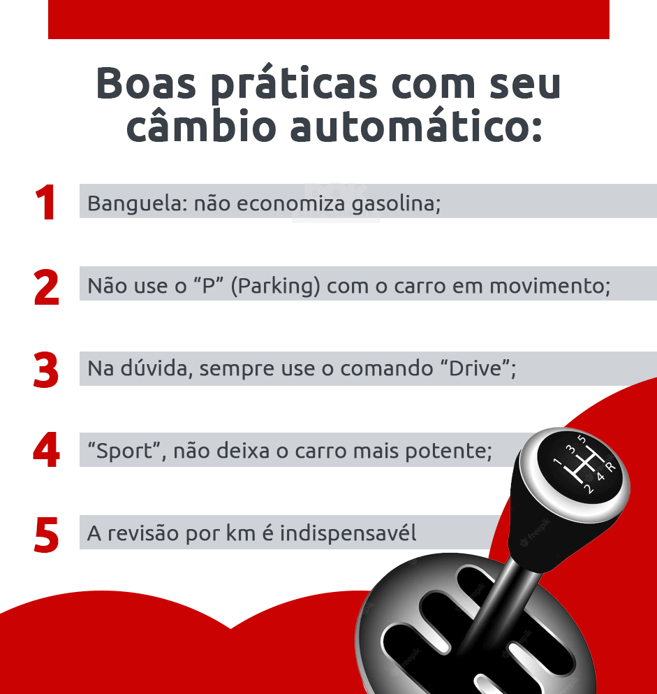 Meu Câmbio Automático - É um movimento simples, mas que gera