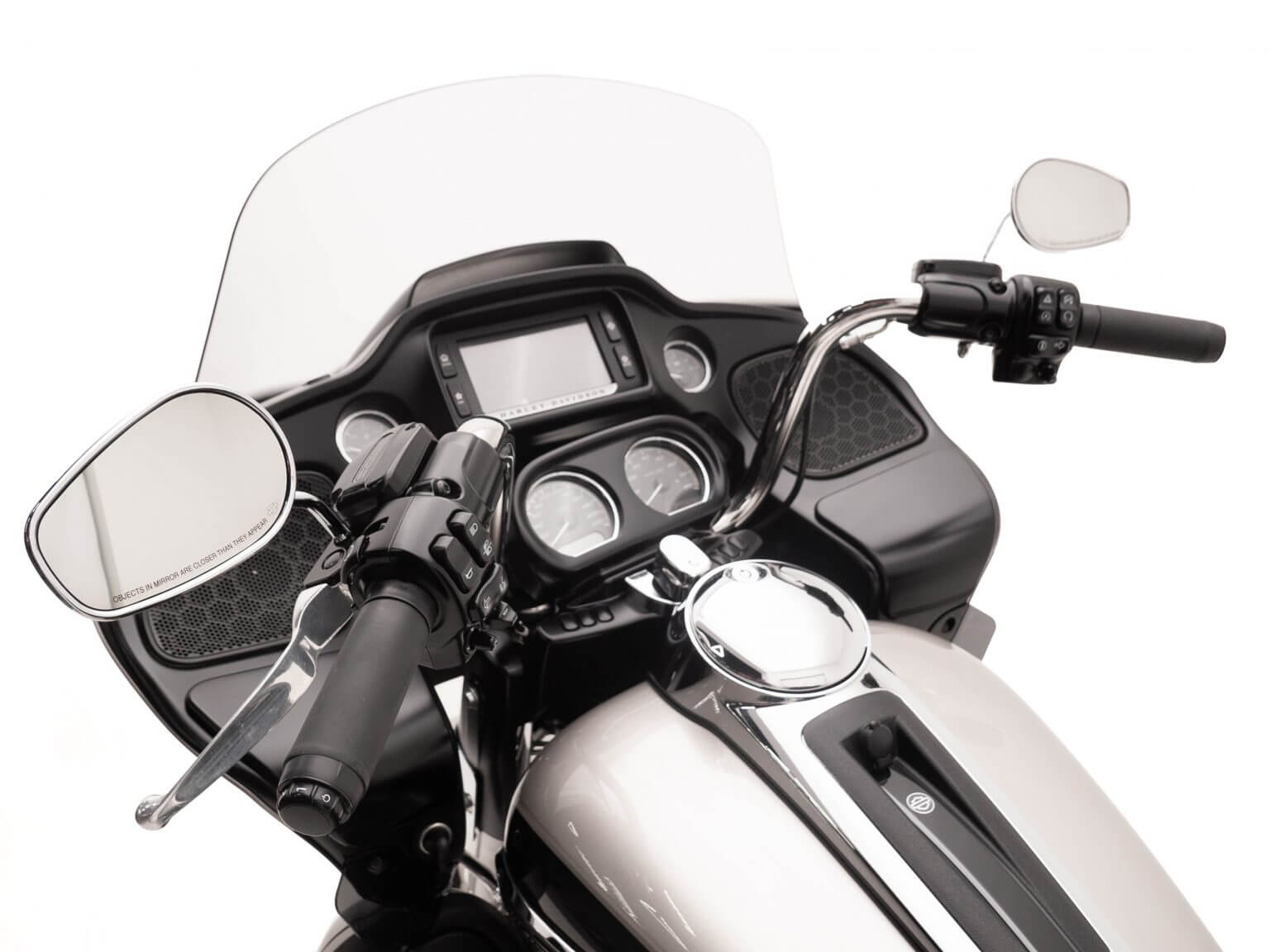 Foto do Guidão da H-D Road Glide Ultra | DOK