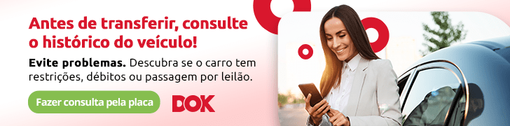 antes de transferir, consulte o histórico no DOK